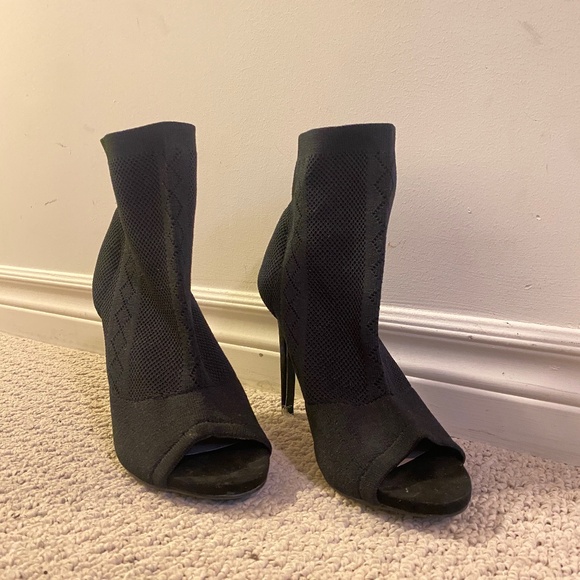 Shoes - Club Couture open toe heels (Black)